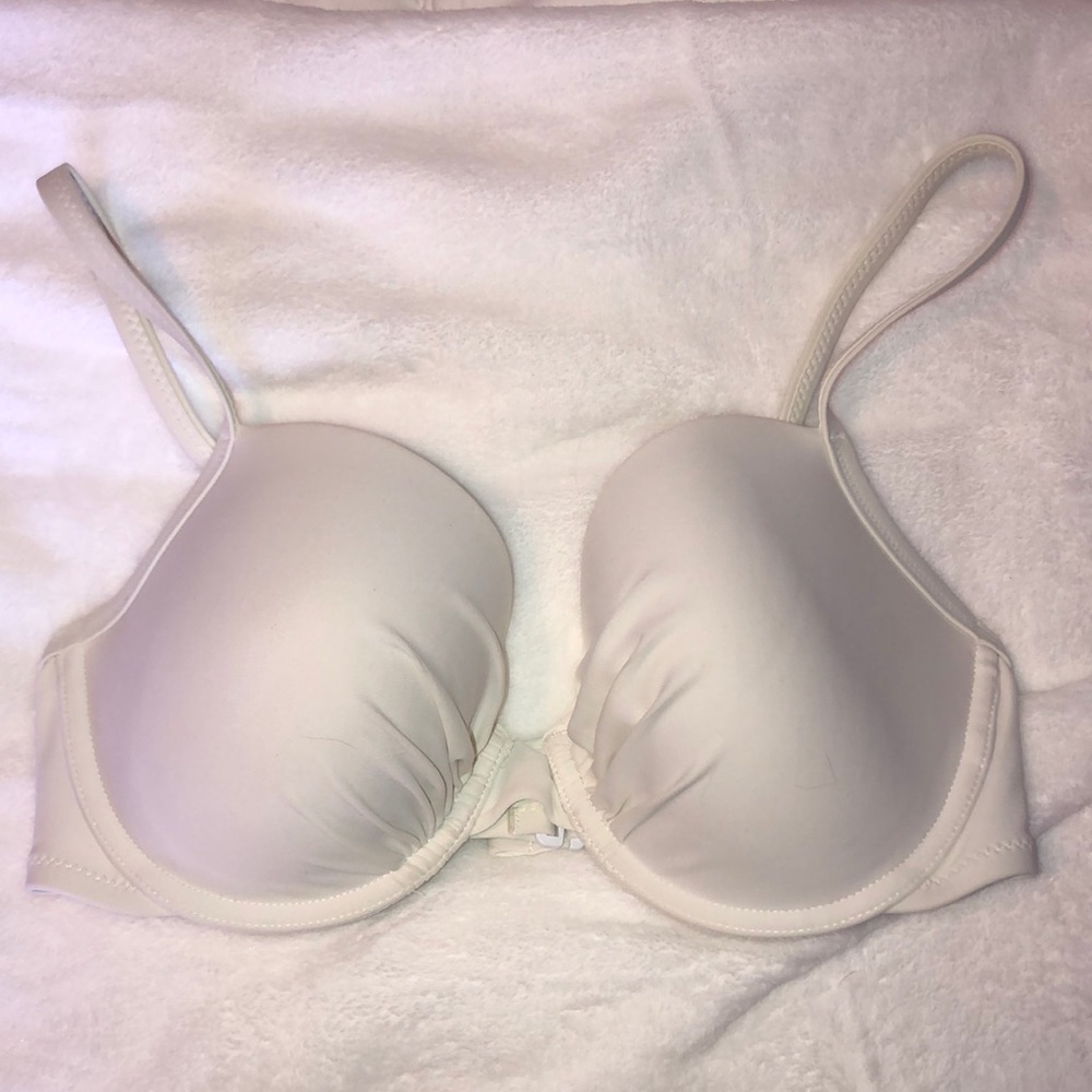 White bra bikini top